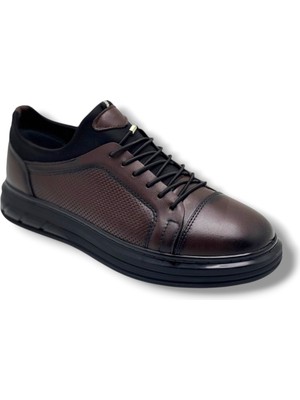 Hidayet Özel 1228-26 Hakiki Deri Streçli Slip On Anatomik Erkek Ayakkabı