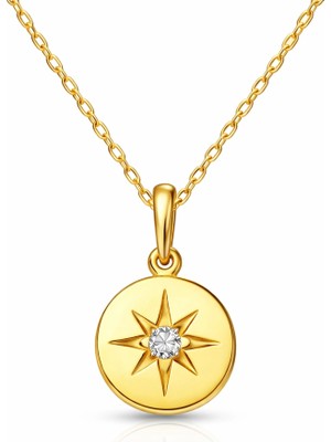 Hanno Telkari Gümüş Gold Yıldız Kadın Kolye