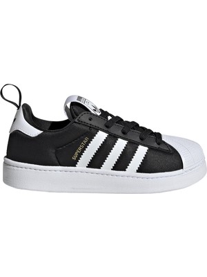 Adidas Superstar Quickon Çocuk Siyah Spor Ayakkabı (KK2176)
