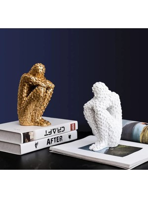 Miarik Design Dekoratif Puzzle Adam Kitap Tutucu