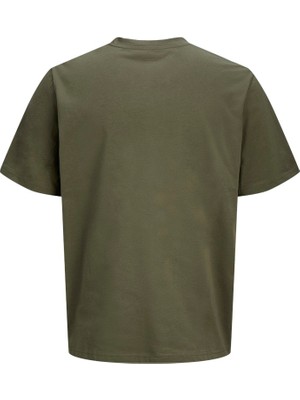 Jack & Jones Jack Jones Yazı Baskılı Büyük Beden Erkek Tişört 12294518