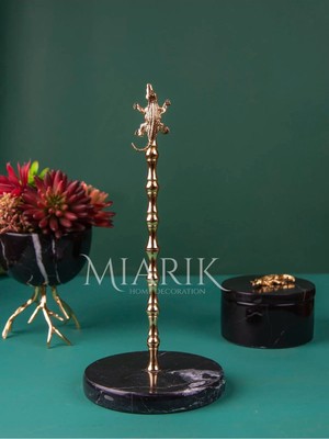 Miarik Design Mermer Timsahpeçetelik Havluluk Kağıt Havluluk (Gold)
