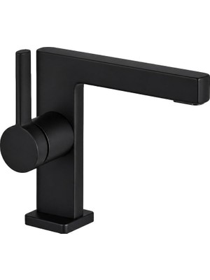 Dellora Sera Kısa Lavabo Bataryası Mat Sıyah