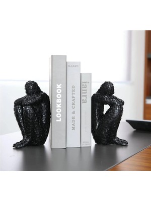 Miarik Design Dekoratif Puzzle Adam Kitap Tutucu