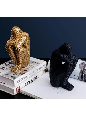 Miarik Design Dekoratif Puzzle Adam Kitap Tutucu