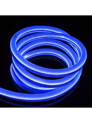 Sakin Enerji Neon Şerit LED 220 Volt Esnek Silikonlu Aydınlatma + Fiş Dahil