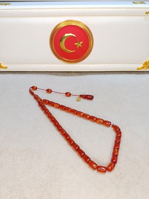 Simli Ateş Kehribar Tesbih Usta Yapımı