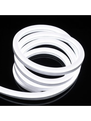 Sakin Enerji Neon Şerit LED 220 Volt Esnek Silikonlu Aydınlatma + Fiş Dahil