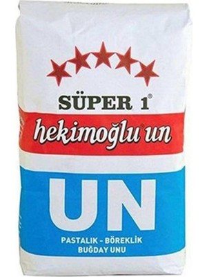 Hekimoğlu Buğday Unu 5000 gr Pastalık ve Böreklik İçin Uygun Yüksek Kalite Un