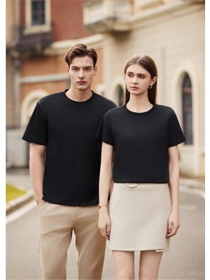New Performance Premium Basic T-Shirt %61,7 Pamuk%34,7 Polyester%3,6 Dut Ipeği