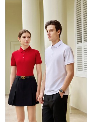 New Performance Premium Polo T-Shirt 100% Pamuk Merserize