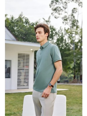 New Performance Premium Polo T-Shirt 100% Pamuk Merserize
