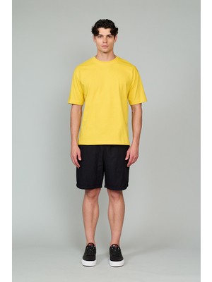 Vaneda Kamp Baskılı T-Shirt Hardal