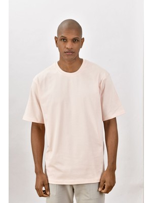 Estado Originals Oversize Tişört Pudra Pembe M