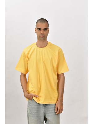 Estado Originals Oversize Tişört Pastel Sarı M