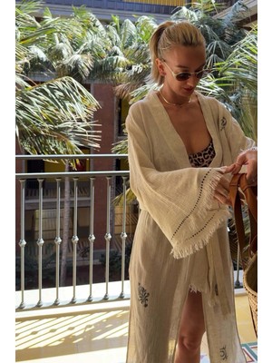 İkikız  Kenevir Kimono