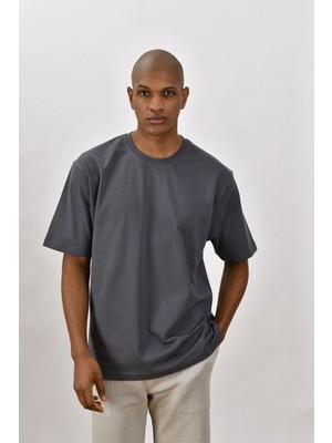 Estado Originals Oversize Tişört Füme S