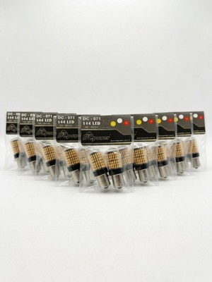 10LU Paket 20 Adet 144 LED Turuncu 93 Model Tek Duy Yüksek Performanslı Aydınlatma Amerikan Parka Uygundur Dcpower