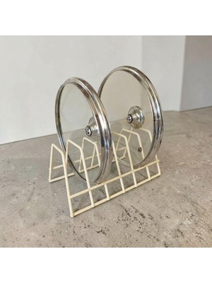 Bereka Tabaklık Rafı- Tencere Kapak Düzenleyici-Tabak Kurutmalık -6 Bölmeli Tabak