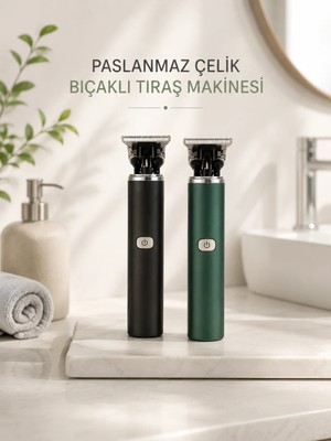 Cenk Xstore Tıraş Makinesi Profesyonel Paslanmaz Çelik T-Bıçak Saç Sakal Ense Vücut