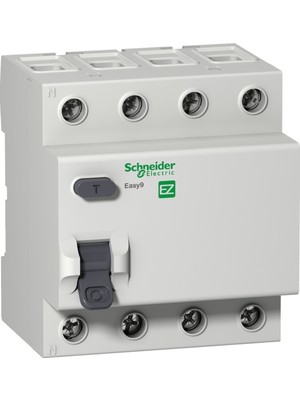 Schneider Kaçak Akım Koruma Rölesi EZ9R05440 - 40 Amper 4 Kutup 30mA AC Sınıfı Easy