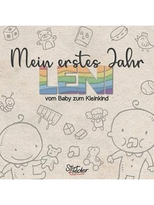 Belirtilmemiş Mein Erstes Jahr - Leni - Vom Baby Zum Kleinkind: Dein Individuelles Babyalbum Mit Wunschnamen Für