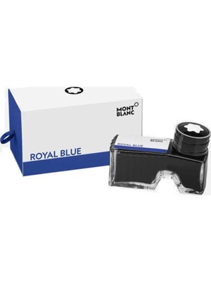 Montblanc 128185 Royal Blue Mürekkep Şişesi 60 ml Mavi Renkli Kaliteli Yazı Malzemesi