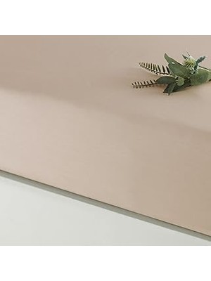 Belirtilmemiş Linens Mix&match Pamuk Saten Tek Kişilik Lastikli Çarşaf Camel
