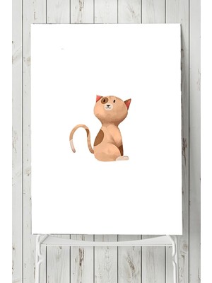 Belirtilmemiş Postermanya (PSTER5503) Kedi Çocuk Odası Poster 4 (60X90CM)