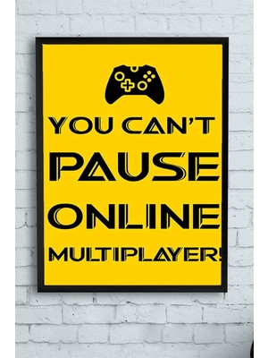 Belirtilmemiş Postermanya (PSTER21515) Tasarım Gamer Oyun Çerçeveli Tablo (50X70CM)