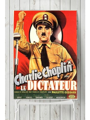 Belirtilmemiş Postermanya (PSTER3818) The Great Dictator Büyük Diktatör Film Afişi 60X90 cm