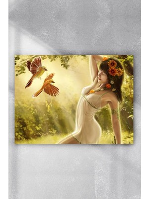 Belirtilmemiş Postermanya (PSTER5588) Kız Sanatsal Poster 2 (70X100CM)