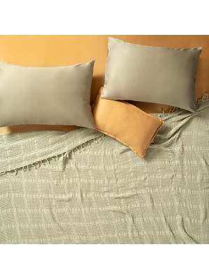 Belirtilmemiş Solıd Yeşil Kıng Sıze Tencel - Cotton Pike
