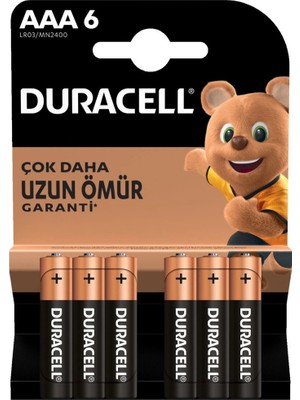 6'lı Aaa Ince Kalem Pil