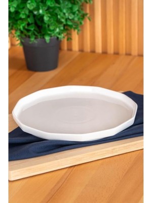 Belirtilmemiş Acar Hexagon Art 6 Adet 21 cm Porselen Tatlı Tabağı BHM-05356