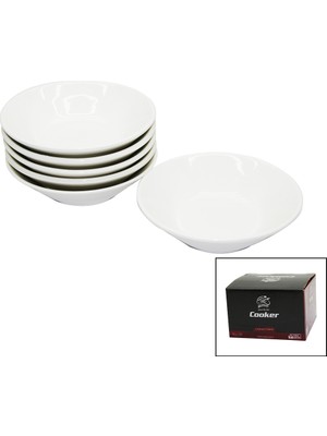 Akıllı Bayi CKR-4144 6 Parça Porselen Çay Tabak