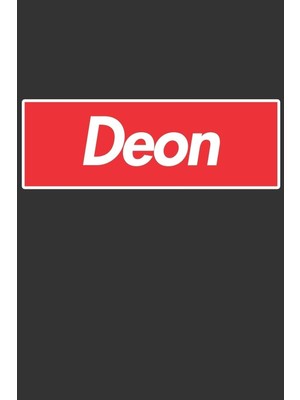 Belirtilmemiş Deon: Deon Planner Calendar Notebook Journal, Personal Named Firstname Or Surname For Someone Calle