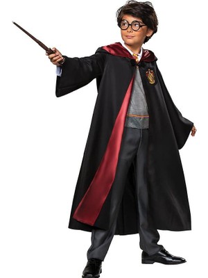 ÖNÇ - PRİME Pttr Gryffindor Cübbe Çocuk Boy - Pttr Kostümü 5-6 Yaş