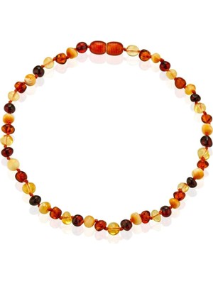 ÖNÇ - PRİME Kehribar Bebek Kolyesi 587 Multicolor
