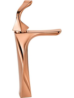 Dellora Fexo Uzun Lavabo Bataryası Parlak Rose