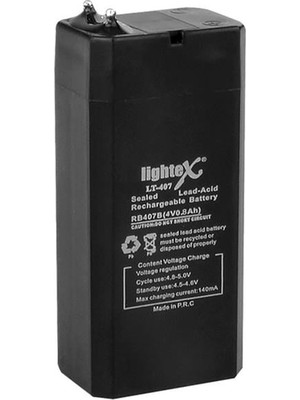 Akıllı Bayi Lightex LT-407 4 Volt 0.8 Amper Akü