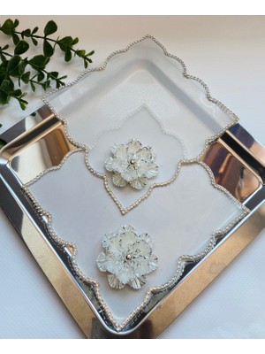 Elçiçek Homedecor Sunum Peçete,kokteyl Peçete ,kahve Yanı Sunum Peçete ,karolin Peçete 2 Adet