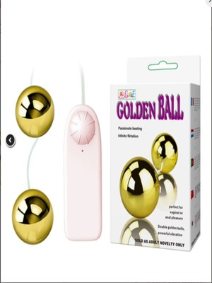 Golden Ball Kumandalı Titreşim Topları Taşlı 7 cm Paslanmaz Çelik Var