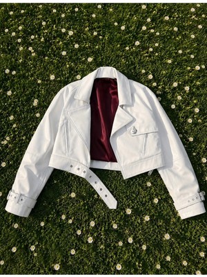 Velmora Leather Hakiki Deri Kadın Ceketi