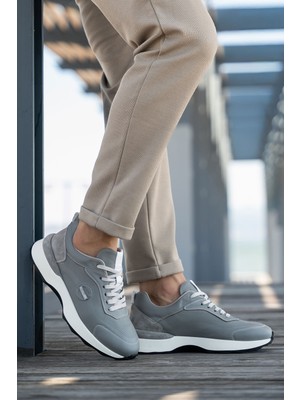 Panorama Erkek Bağcıklı Hakiki Deri Süet Detaylı Sneaker