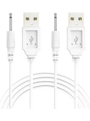 Vibratör Için Dc Uçlu USB Şarj Kablosu 30 cm