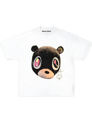 Kanye Graduation Bear Face Tshirt