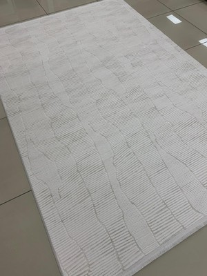 LİPARİS HALI Liparis Halı Avangarde Serisi 5406 Kemik Akrilik Salon Oturma Yatak Odası Halısı