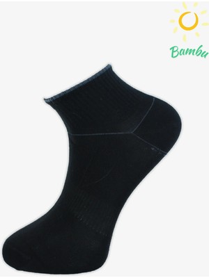 Pro Combato Bamboo Patik Yazlık Pamuklu Rahat Erkek Çorabı 12'li