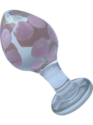Love Glass Plug Boğumlu 9 cm Yok